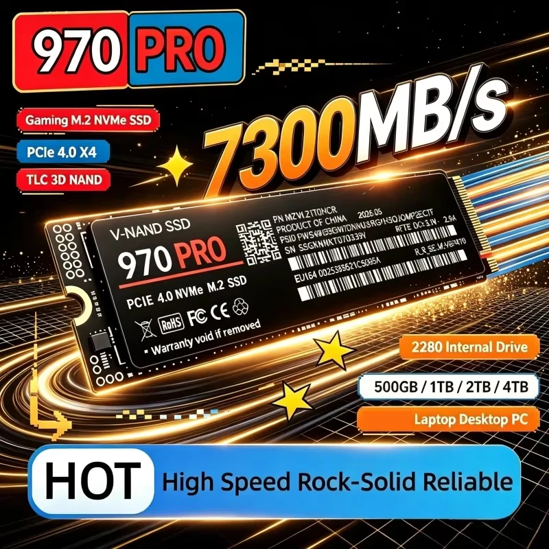 M.2 Nvme 4Tb Pcie 4.0 Ssd - 970 PRO M.2 NVMe 2280 Dahili