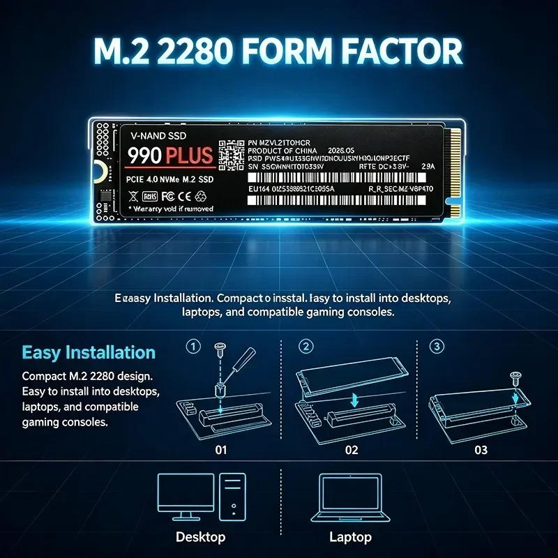 YENİ 990 Plus M.2 NVMe PCIe 4. - M.2 Nvme 4Tb Pcie 4.0 Ssd incelemesi ve fiyatı