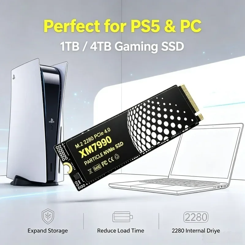 XM7990 M.2 NVMe SSD 500GB 1TB  - M.2 Nvme 4Tb Pcie 4.0 Ssd incelemesi ve fiyatı