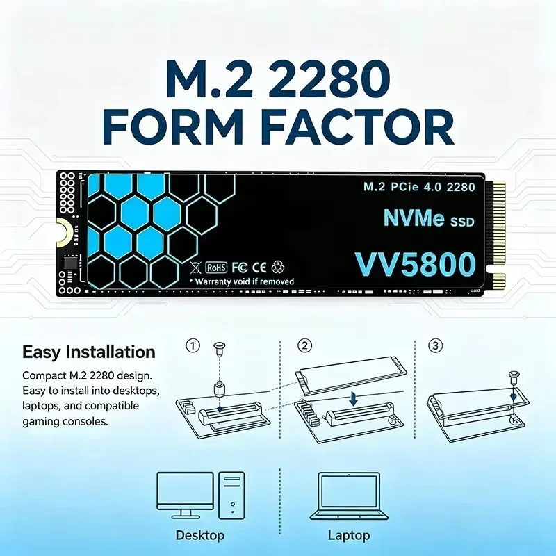 Yeni VV5800 M.2 SSD Sabit Disk - M.2 Nvme 4Tb Pcie 4.0 Ssd incelemesi ve fiyatı