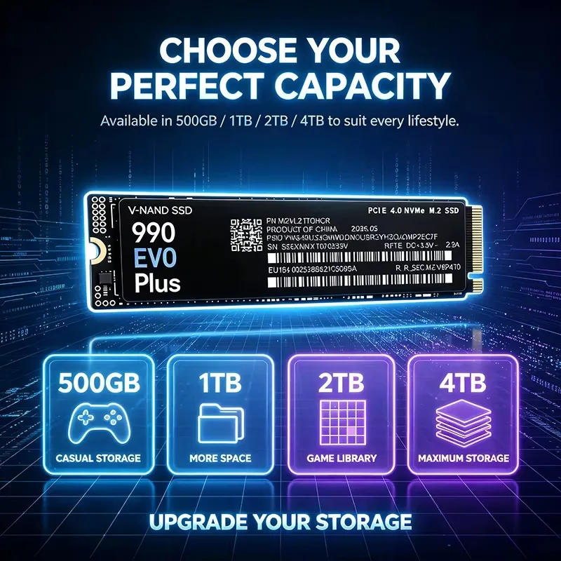 990 EVO Plus 500GB-4TB TLC 3D  - M.2 Nvme 4Tb Pcie 4.0 Ssd incelemesi ve fiyatı