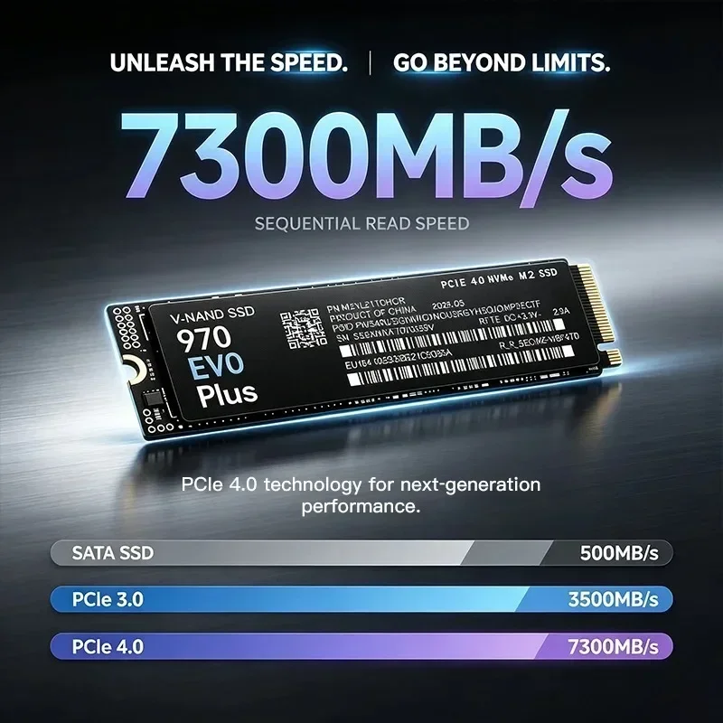 Yüksek Hızlı 970 EVO Plus SSD, - M.2 Nvme 4Tb Pcie 4.0 Ssd incelemesi ve fiyatı