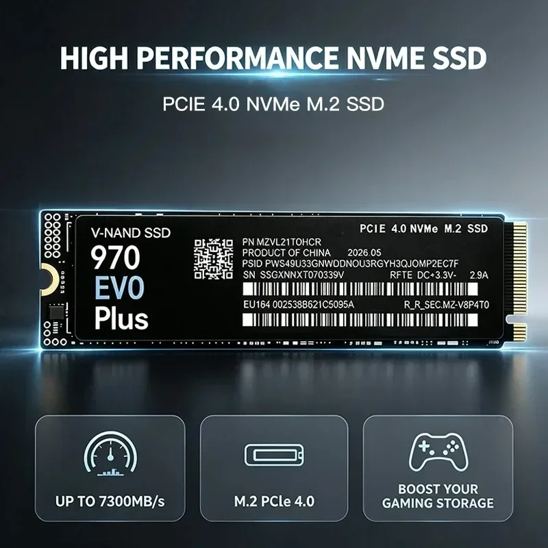 Yüksek Hızlı 970 EVO Plus SSD, - M.2 Nvme 4Tb Pcie 4.0 Ssd incelemesi ve fiyatı