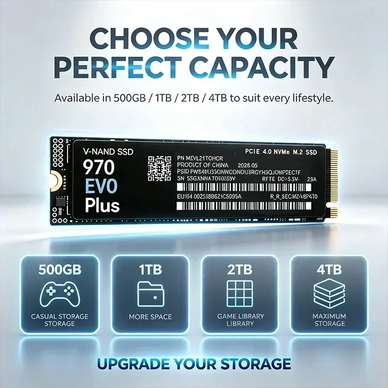 Yüksek Hızlı 970 EVO Plus SSD, - M.2 Nvme 4Tb Pcie 4.0 Ssd incelemesi ve fiyatı